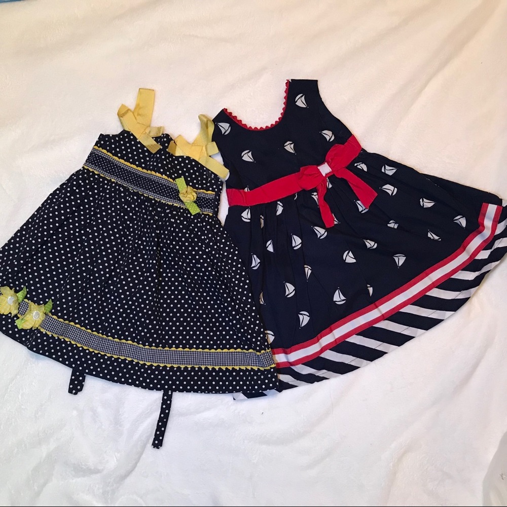 3T Navy blue dresses.